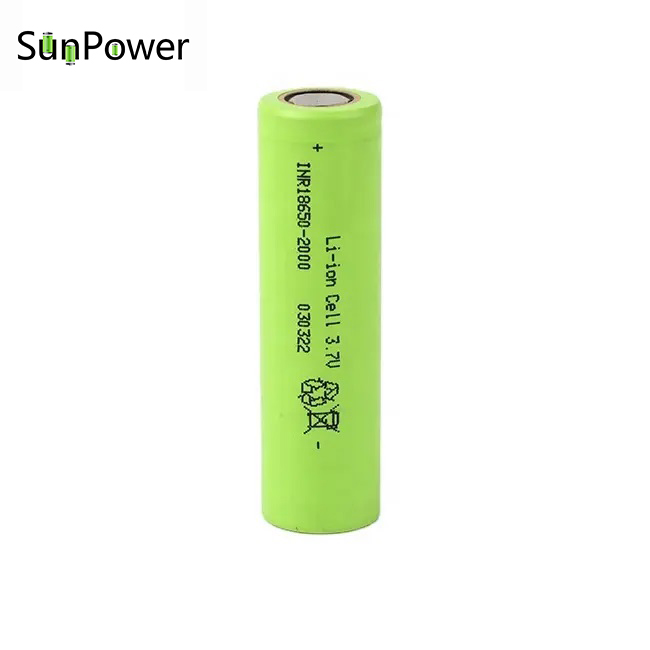 Batería 18650 Li-ion 2000MAH 3.7v