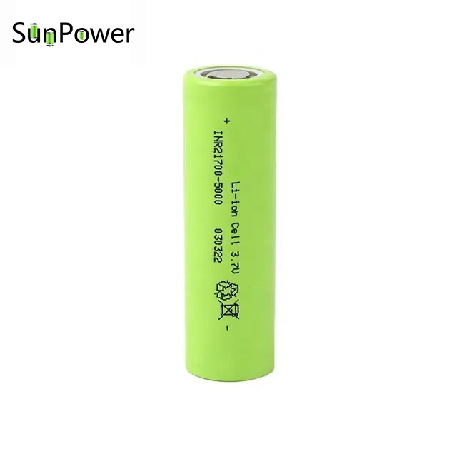 21700 Li-ion Battery 3.65V 5000mAh Wholesale Supply - Sunpower New